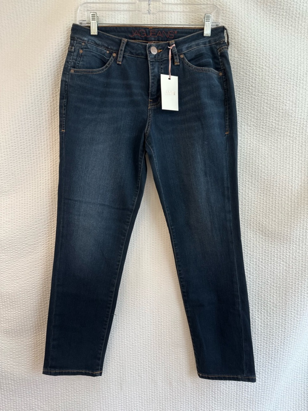 JAG Jeans Penelope Blue Mid Rise Slim Ankle Stretch Denim Jeans Size 8 NWT